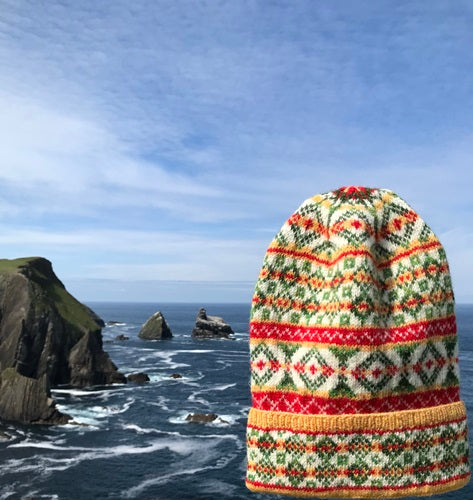 Knitting Jenny Pattern 25: Fair Isle Inspired Fisherman’s Kep and Design Workbook