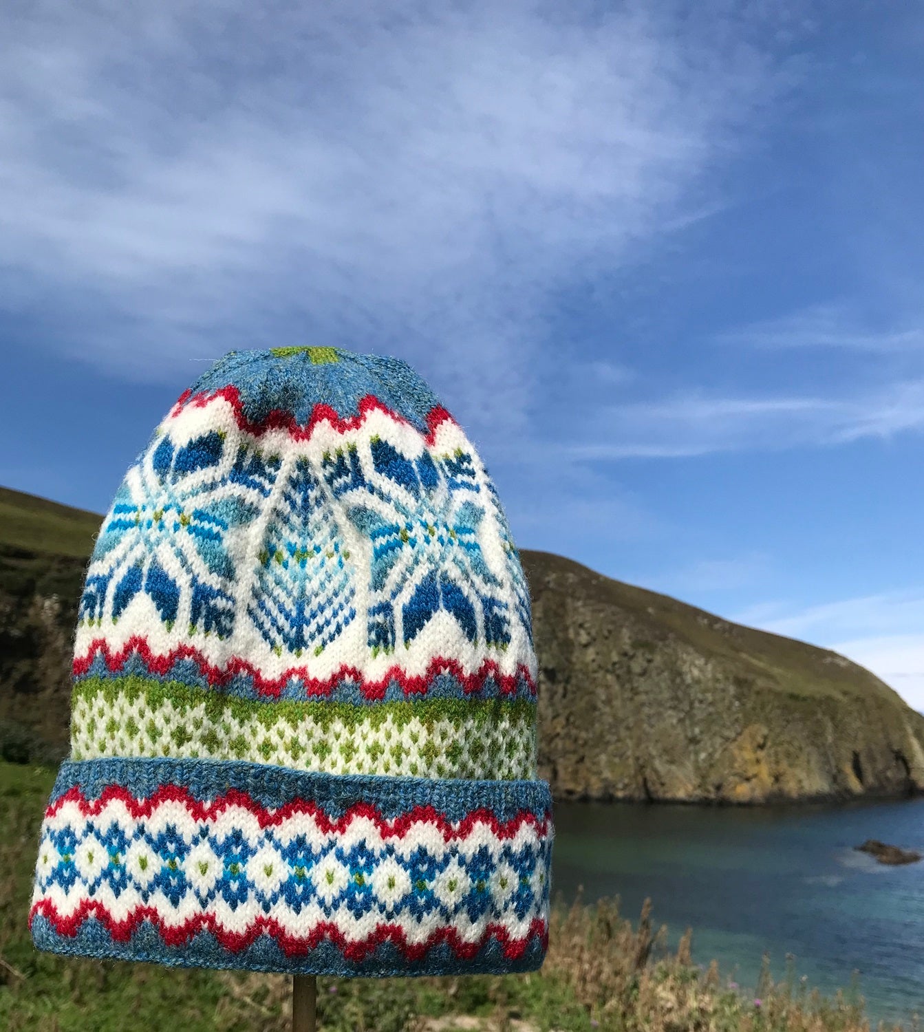 Knitting Jenny Pattern 26: Fair Isle Inspired Fisherman’s Kep and Design Workbook