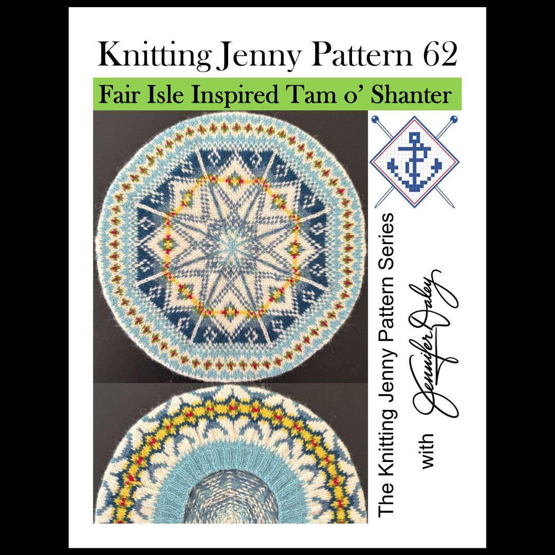 Knitting Jenny Pattern 62: Fair Isle Inspired Tam o’ Shanter