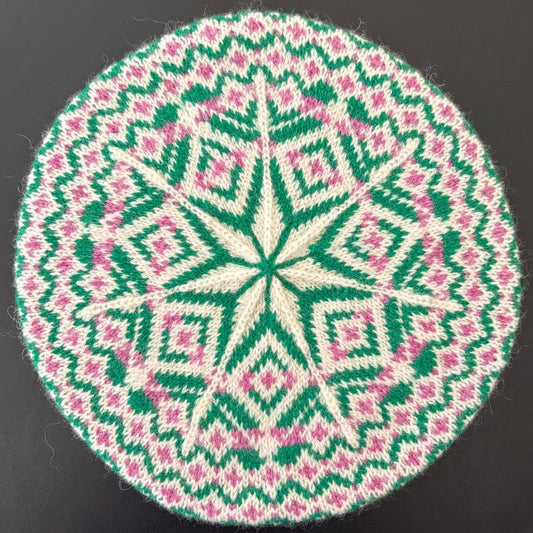 Knitting Jenny Pattern 63: Fair Isle Inspired Tam o’ Shanter