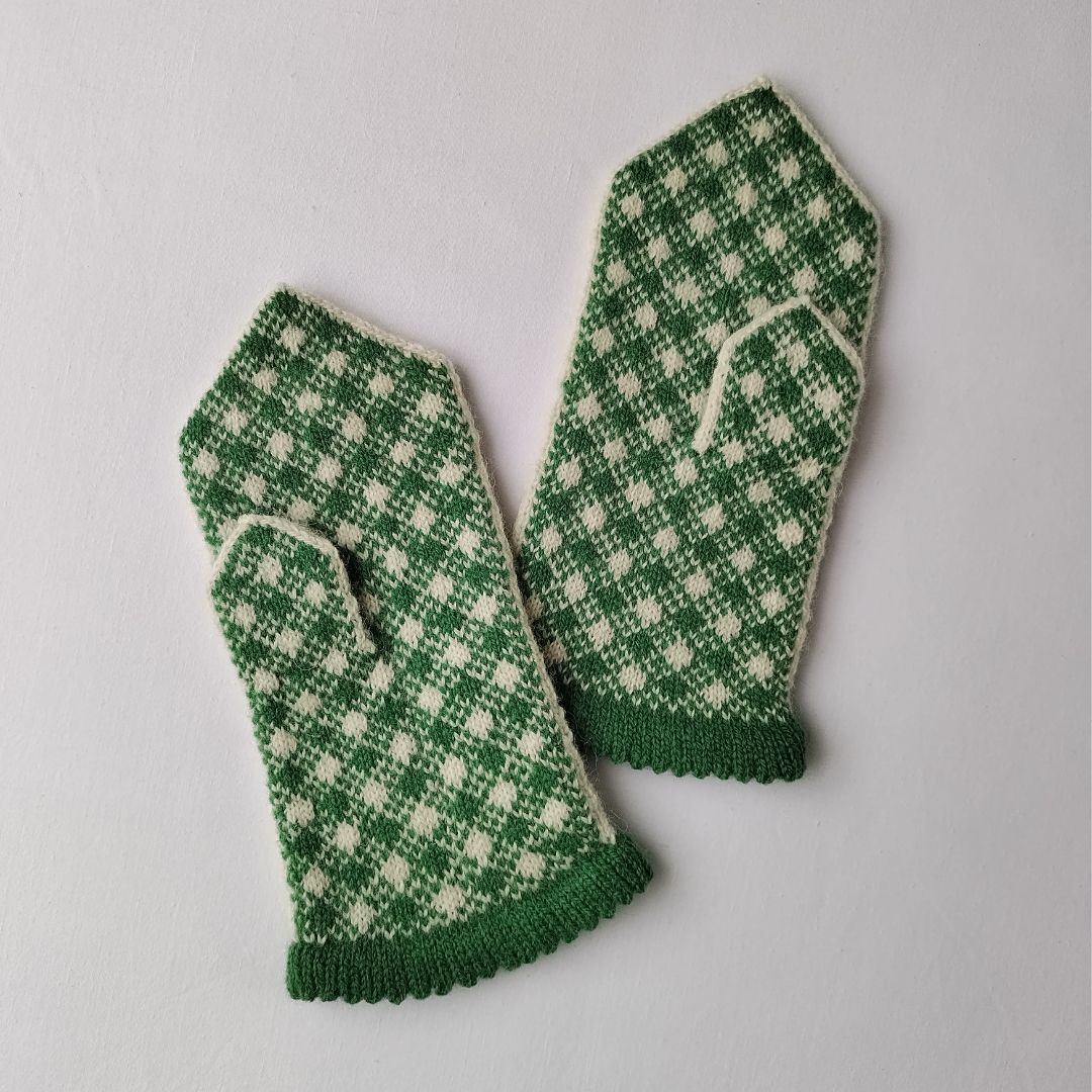Knitting Jenny Pattern 1: Fair Isle Inspired Mittens