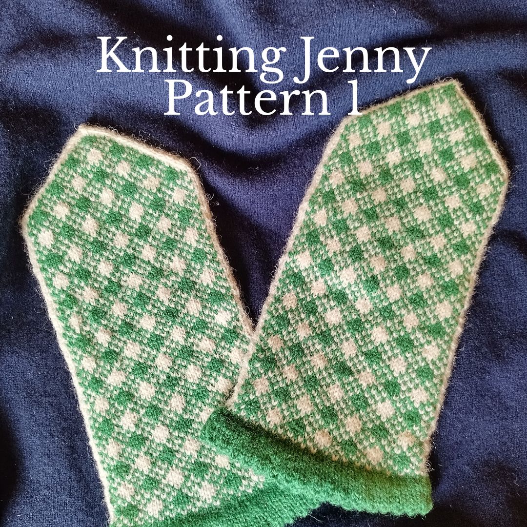 Knitting Jenny Pattern 1: Fair Isle Inspired Mittens