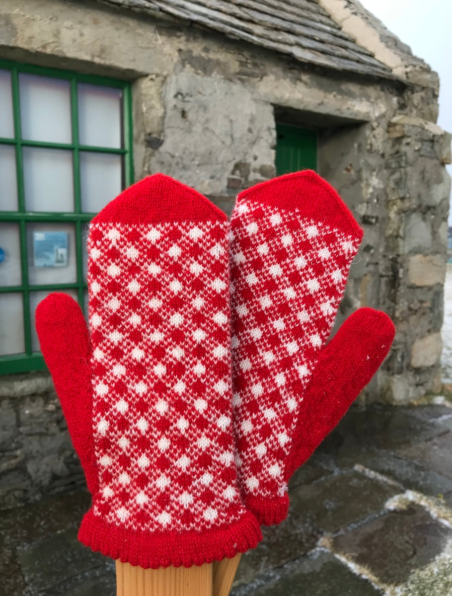 Knitting Jenny Pattern 2: Fair Isle Inspired Mittens