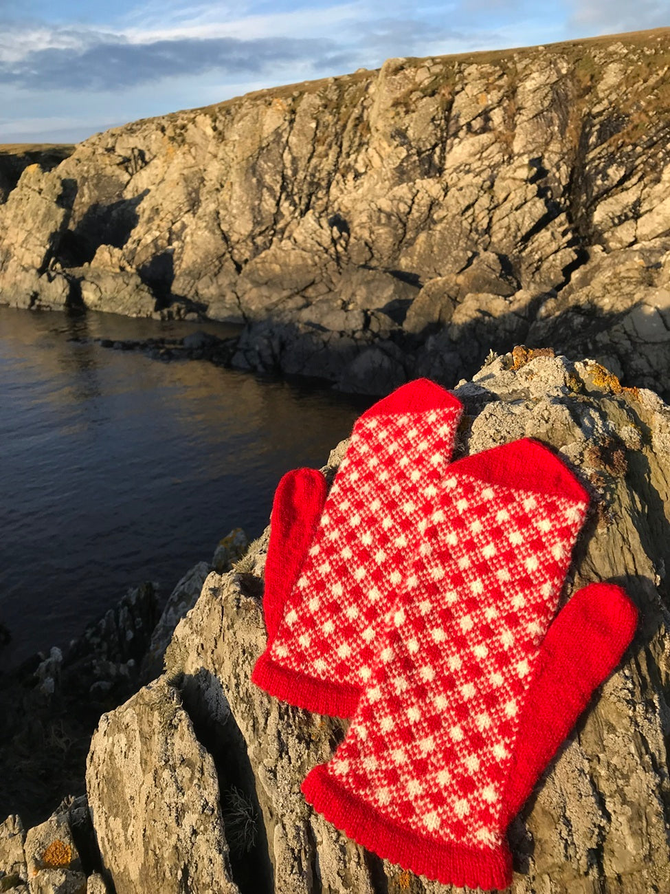 Knitting Jenny Pattern 2: Fair Isle Inspired Mittens