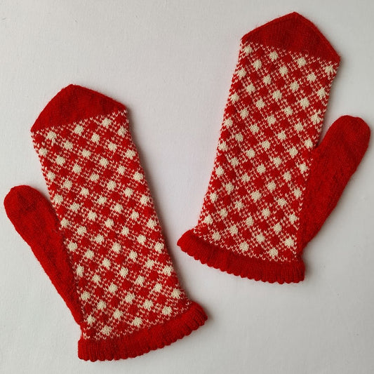 Knitting Jenny Pattern 2: Fair Isle Inspired Mittens