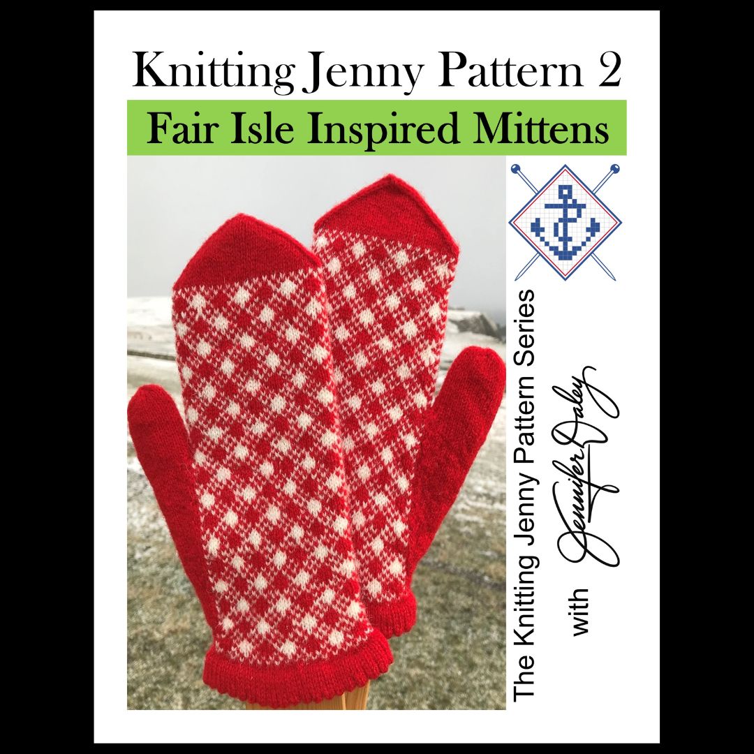 Knitting Jenny Pattern 2: Fair Isle Inspired Mittens