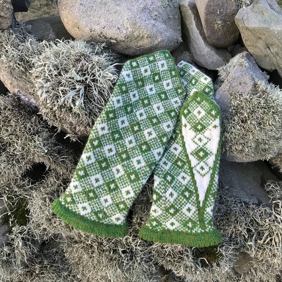 Knitting Jenny Patterns 4 and 5: Fair Isle Inspired Mittens