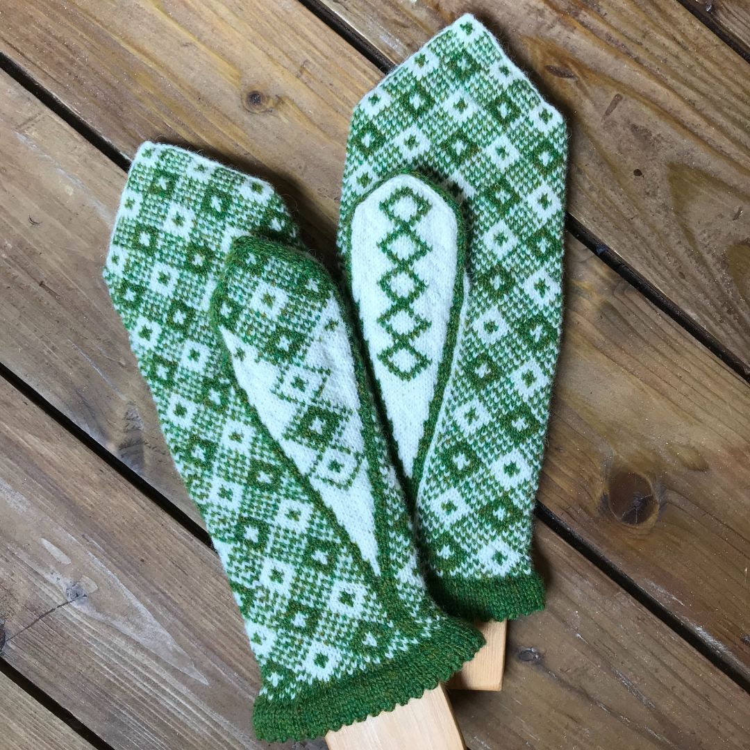 Knitting Jenny Patterns 4 and 5: Fair Isle Inspired Mittens