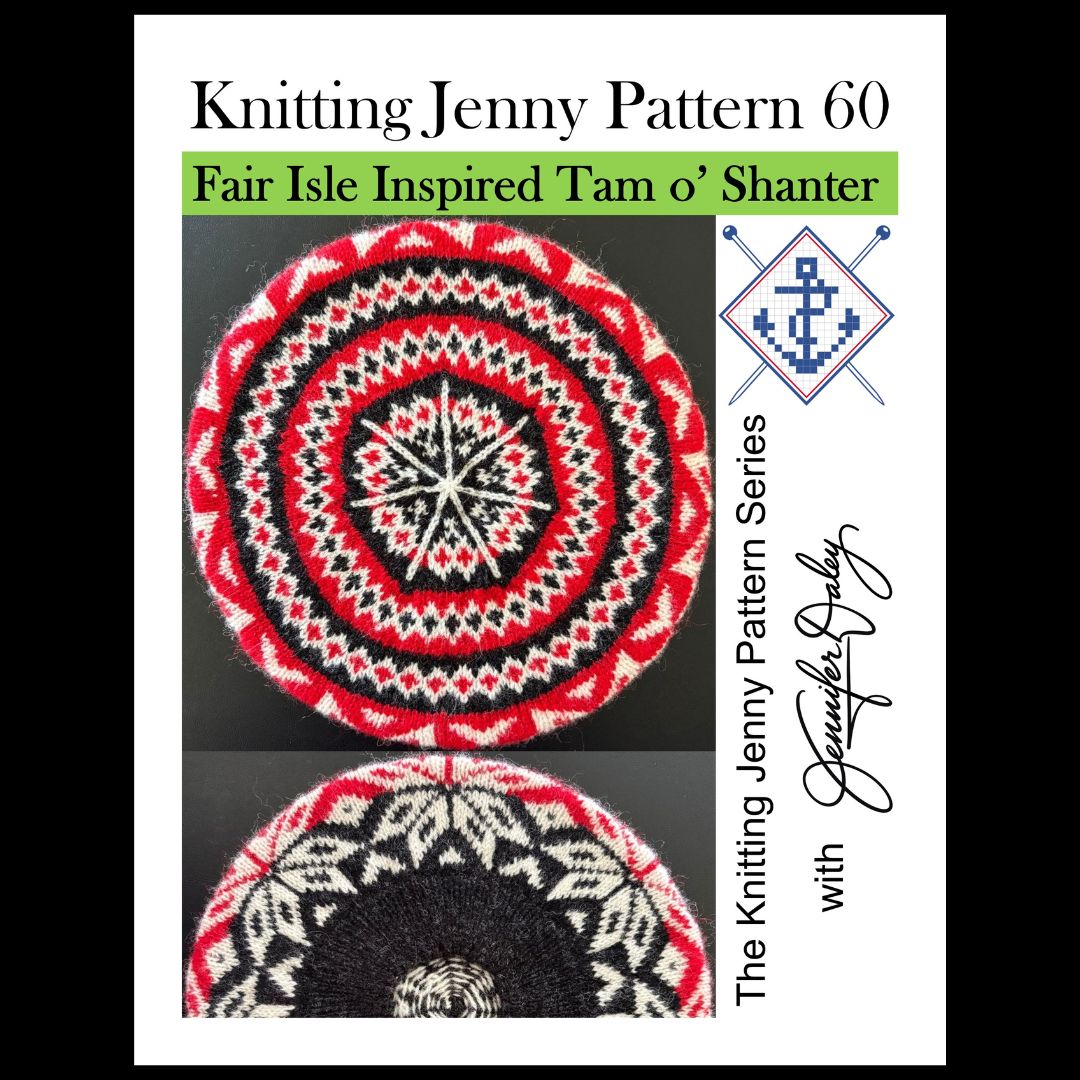 Knitting Jenny Pattern 60: Fair Isle Inspired Tam o’ Shanter