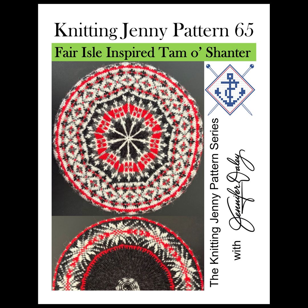 Knitting Jenny Pattern 65: Fair Isle Inspired Tam o’ Shanter