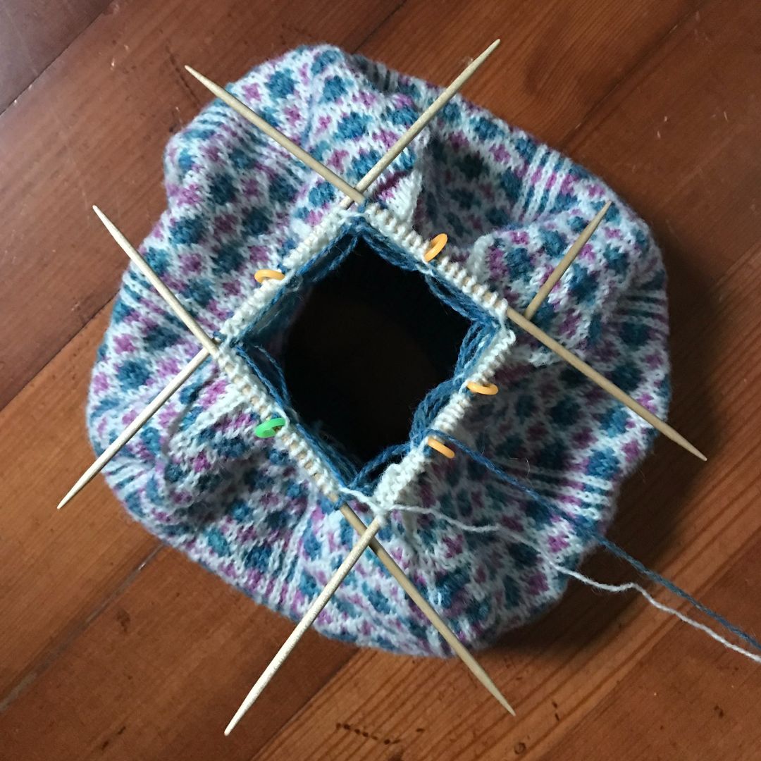 Knitting Jenny Pattern 66: Fair Isle Inspired Tam o’ Shanter