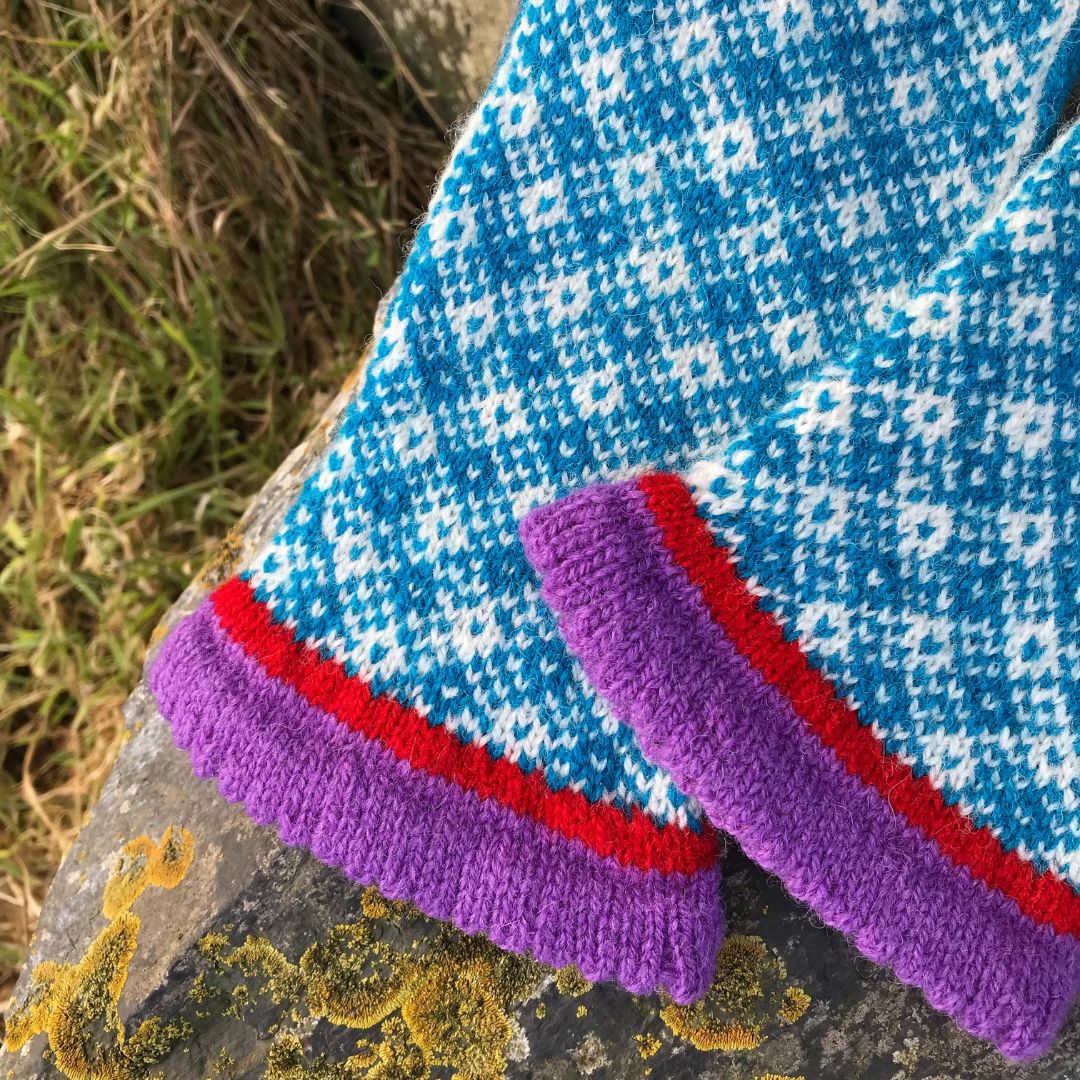 Knitting Jenny Pattern 6: Fair Isle Inspired Mittens