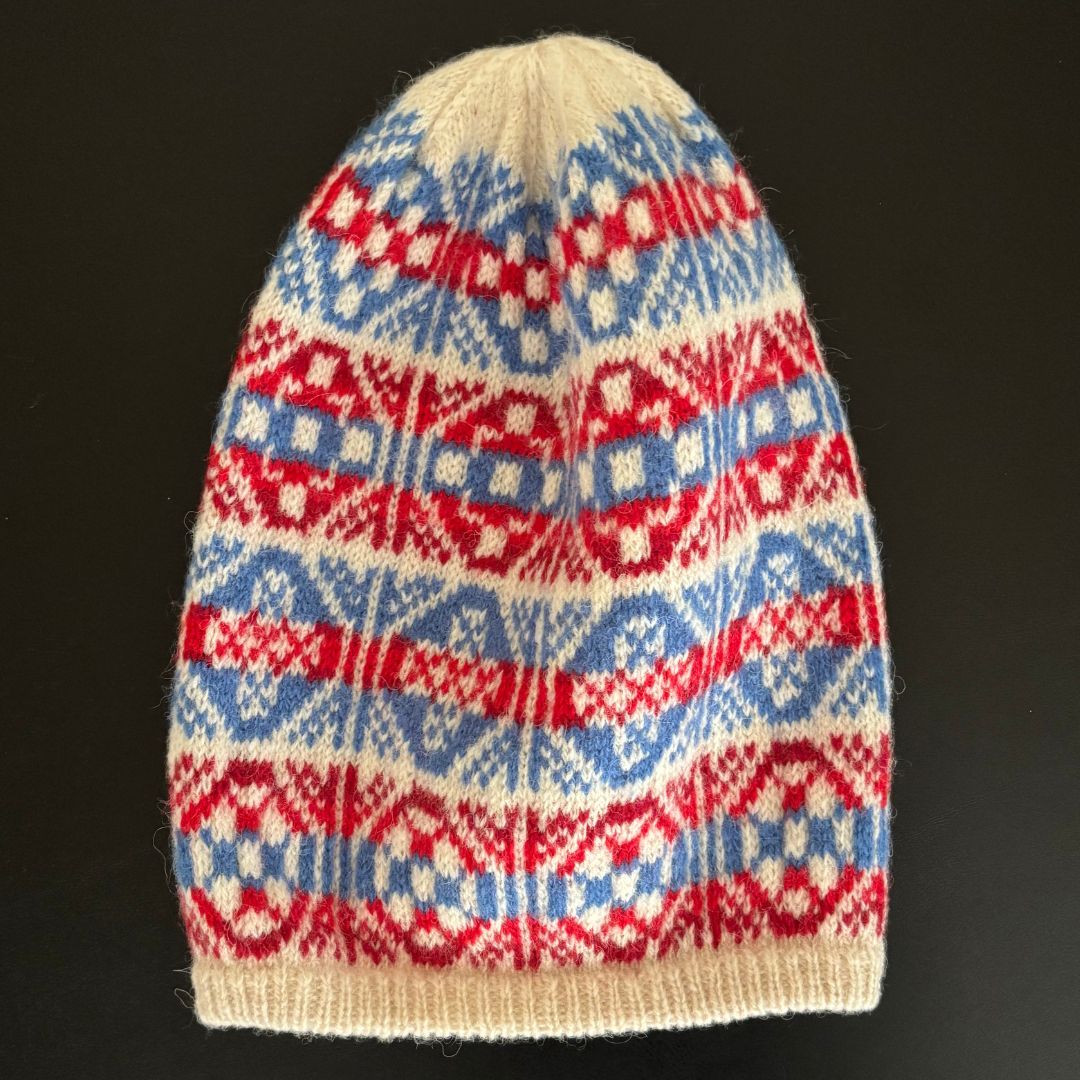 Knitting Jenny Pattern 76: Fair Isle Inspired Ski Hat