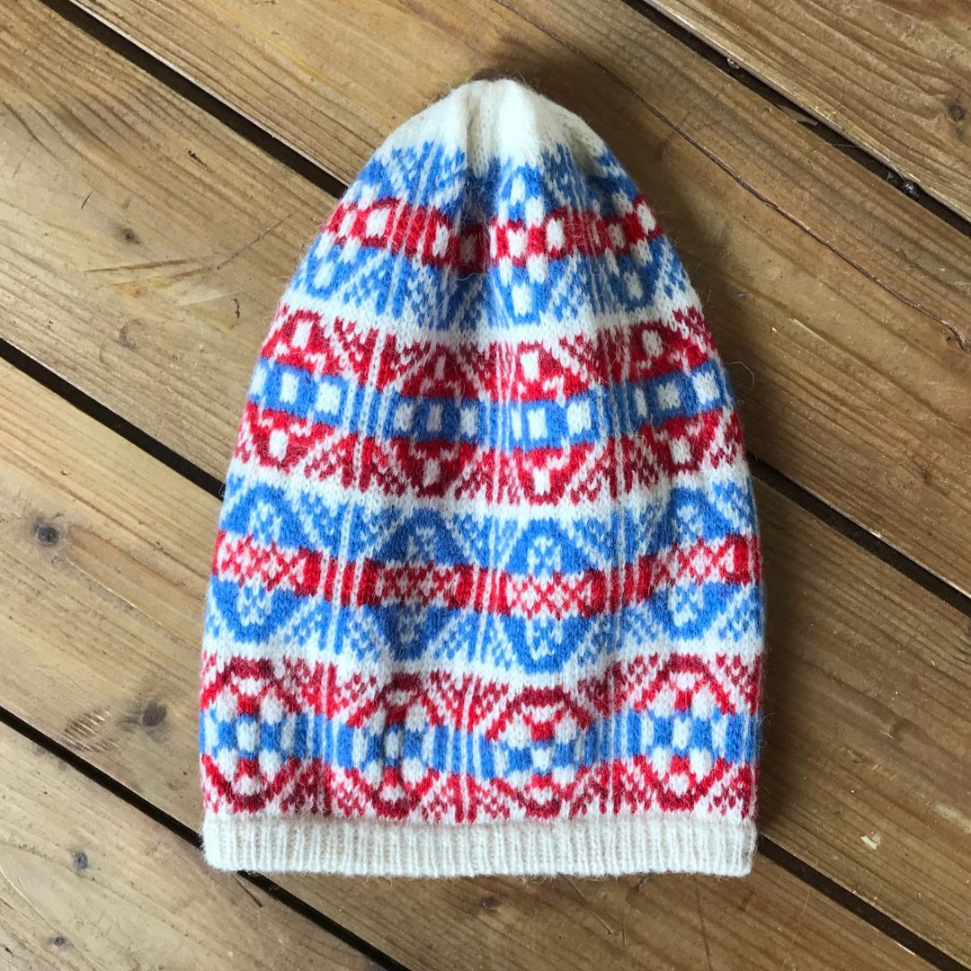 Knitting Jenny Pattern 76: Fair Isle Inspired Ski Hat