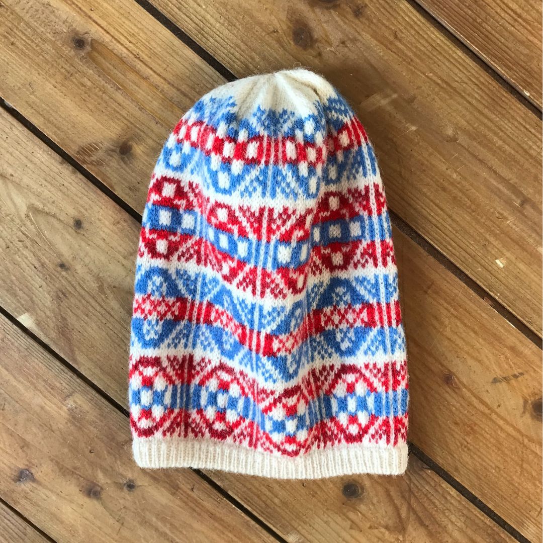 Knitting Jenny Pattern 76: Fair Isle Inspired Ski Hat