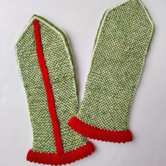 Knitting Jenny Patterns 7 and 8: Fair Isle Inspired Mittens