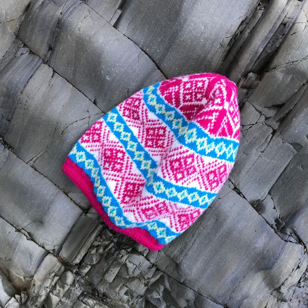 Knitting Jenny Pattern 84: Fair Isle Inspired Ski Hat