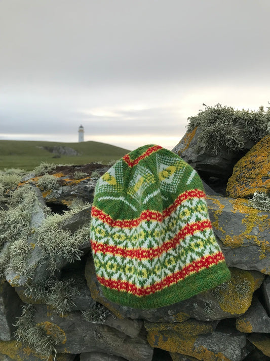 Knitting Jenny Pattern 86: Fair Isle Inspired Ski Hat