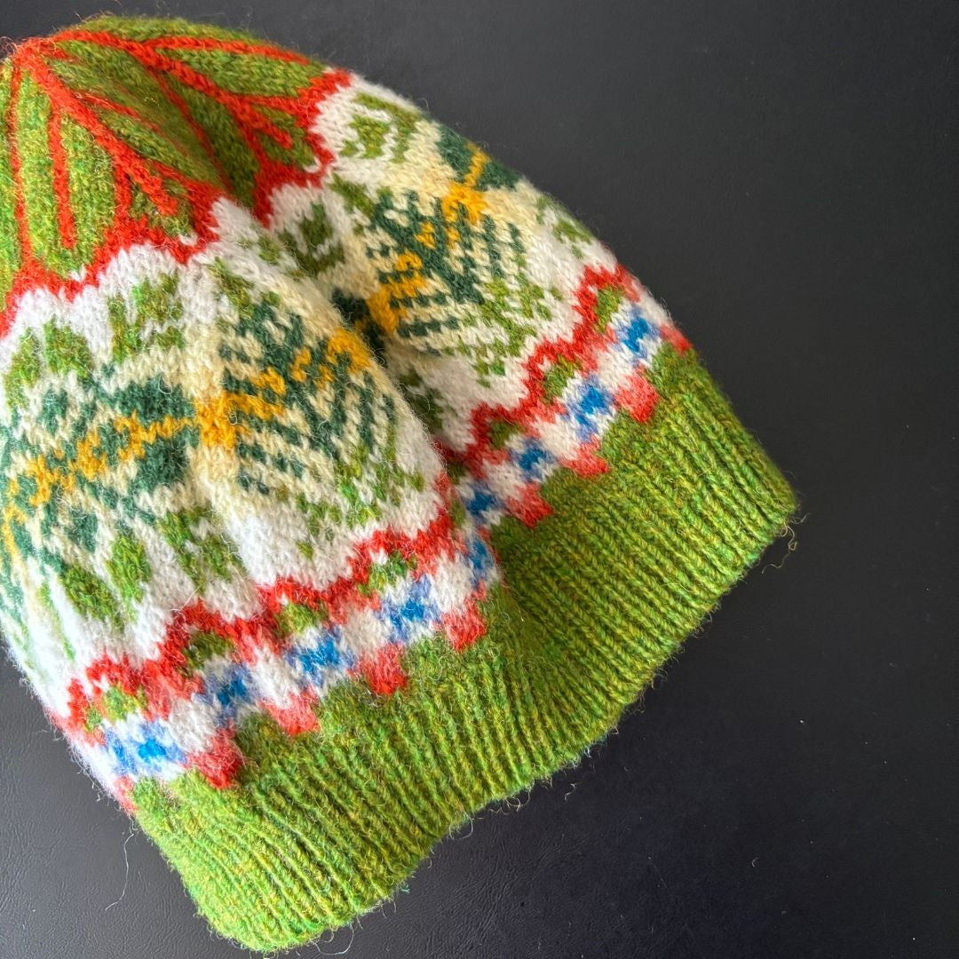 Knitting Jenny Patterns 96, 97, and 98: Fair Isle Inspired Ski Hats