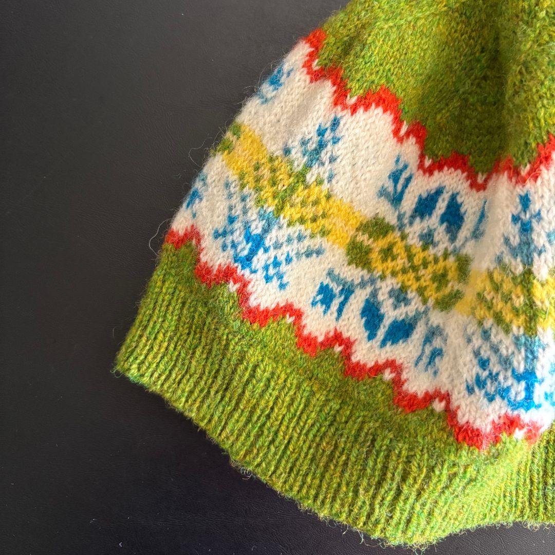 Knitting Jenny Patterns 96, 97, and 98: Fair Isle Inspired Ski Hats