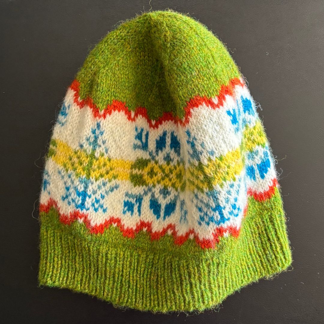 Knitting Jenny Patterns 96, 97, and 98: Fair Isle Inspired Ski Hats