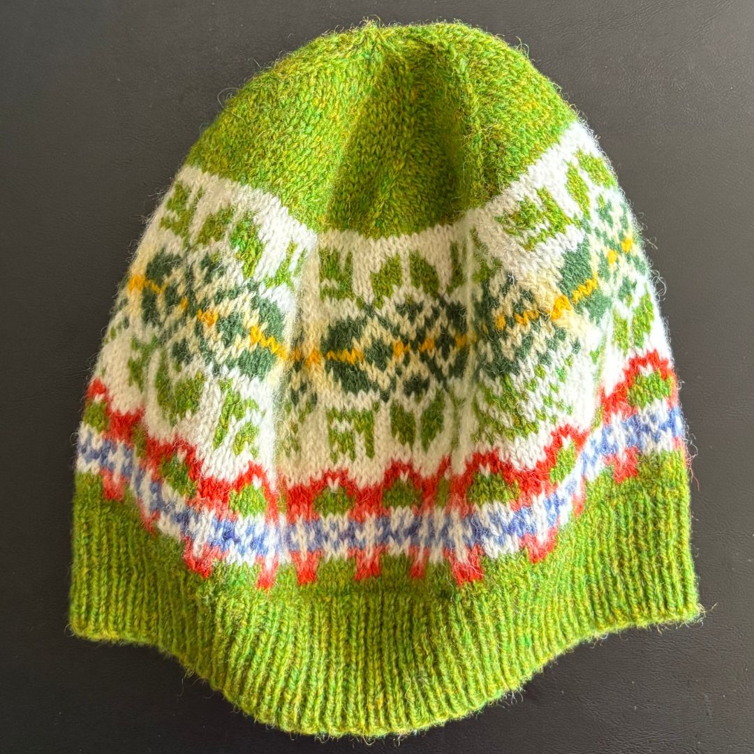 Knitting Jenny Patterns 96, 97, and 98: Fair Isle Inspired Ski Hats