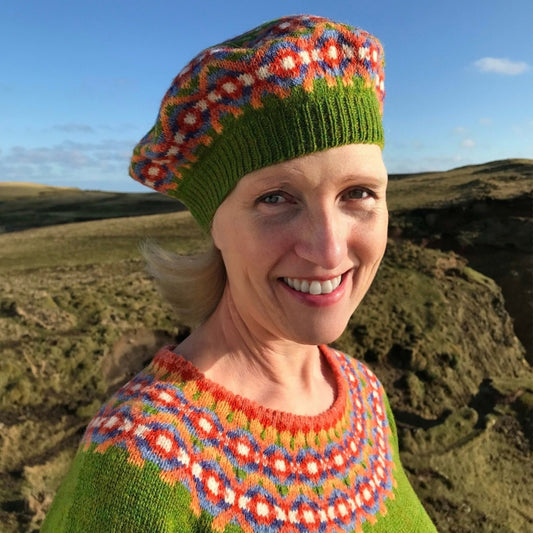 Jennifer Daley will teach Design Your Own Fair Isle Knitting on April 25, 2026 at Knitting in the Heartland Conference in Olathe, Kansas, USA