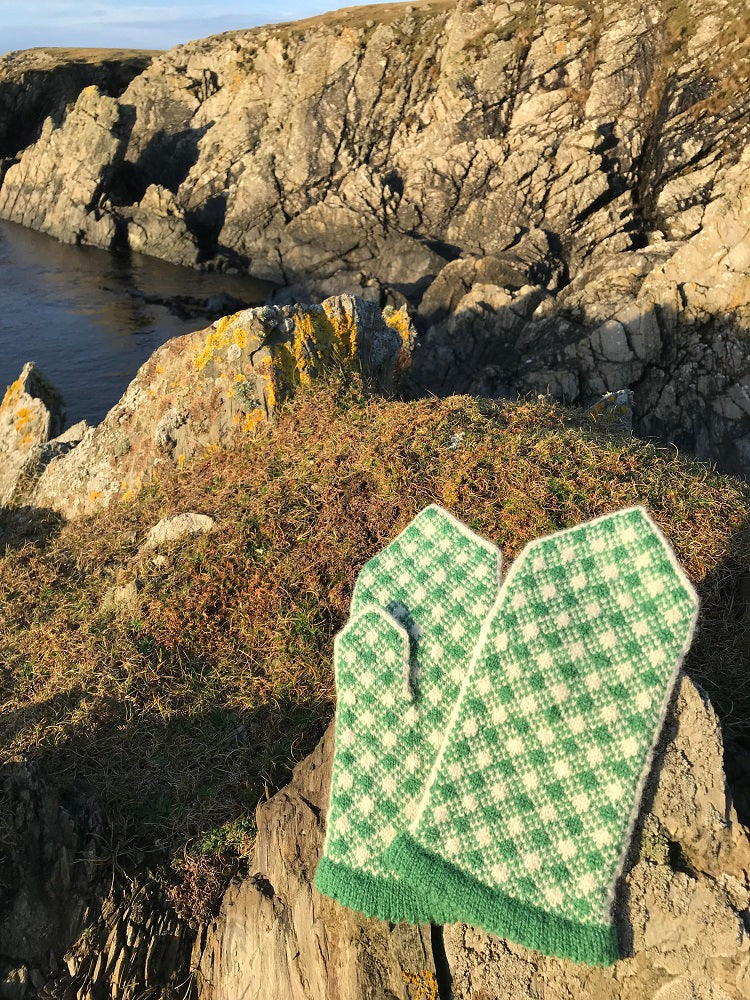 Knitting Jenny Pattern 1: Fair Isle Inspired Shetland Mittens and Design Workbook