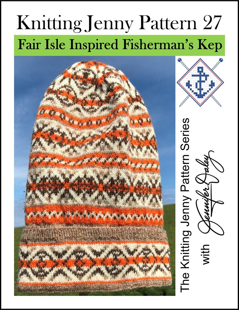 Knitting Jenny Pattern 27: Fair Isle Inspired Fisherman’s Kep