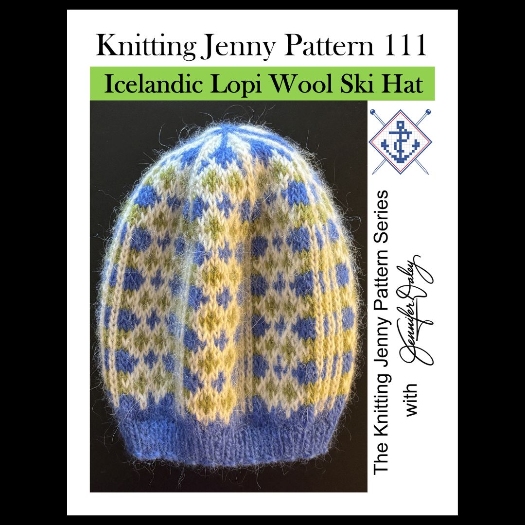 Knitting Jenny Pattern 111: Icelandic Léttlopi Wool Ski Hat