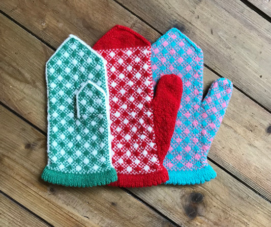 Three Different Mitten Thumb Techniques