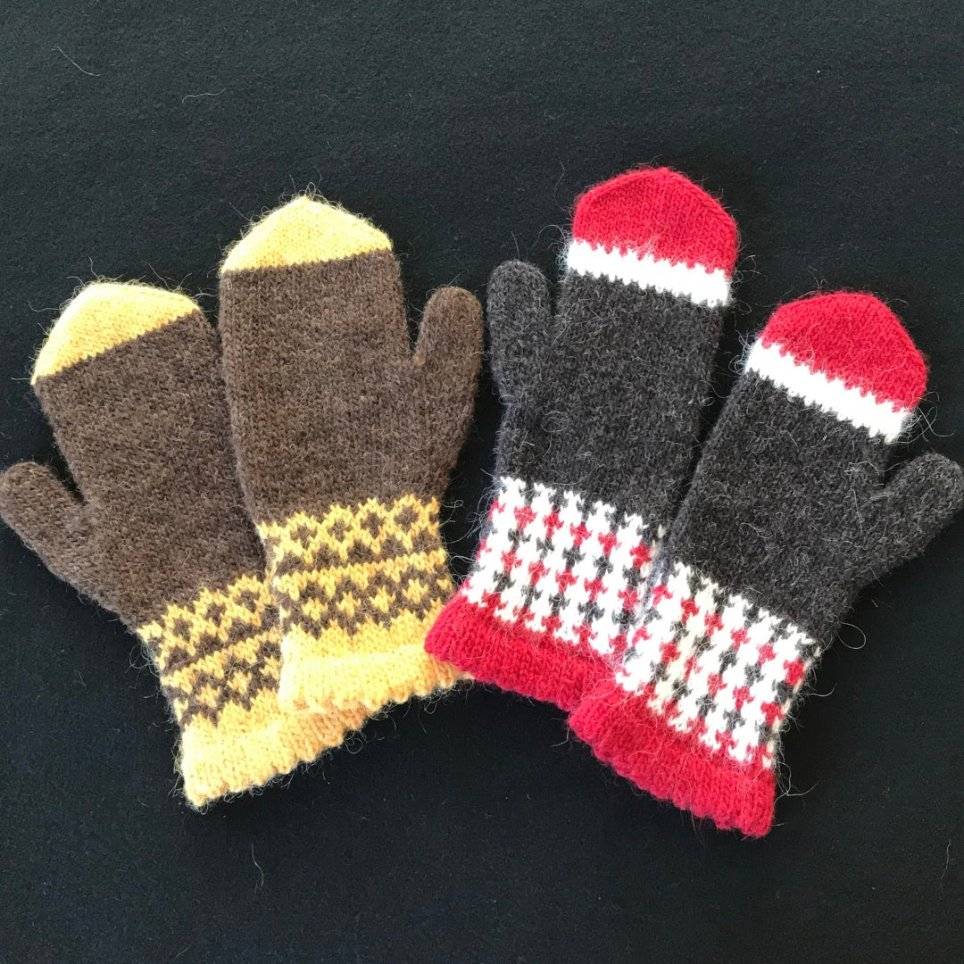 Knitting Jenny Pattern Collection 16: Icelandic Léttlopi Wool Mittens