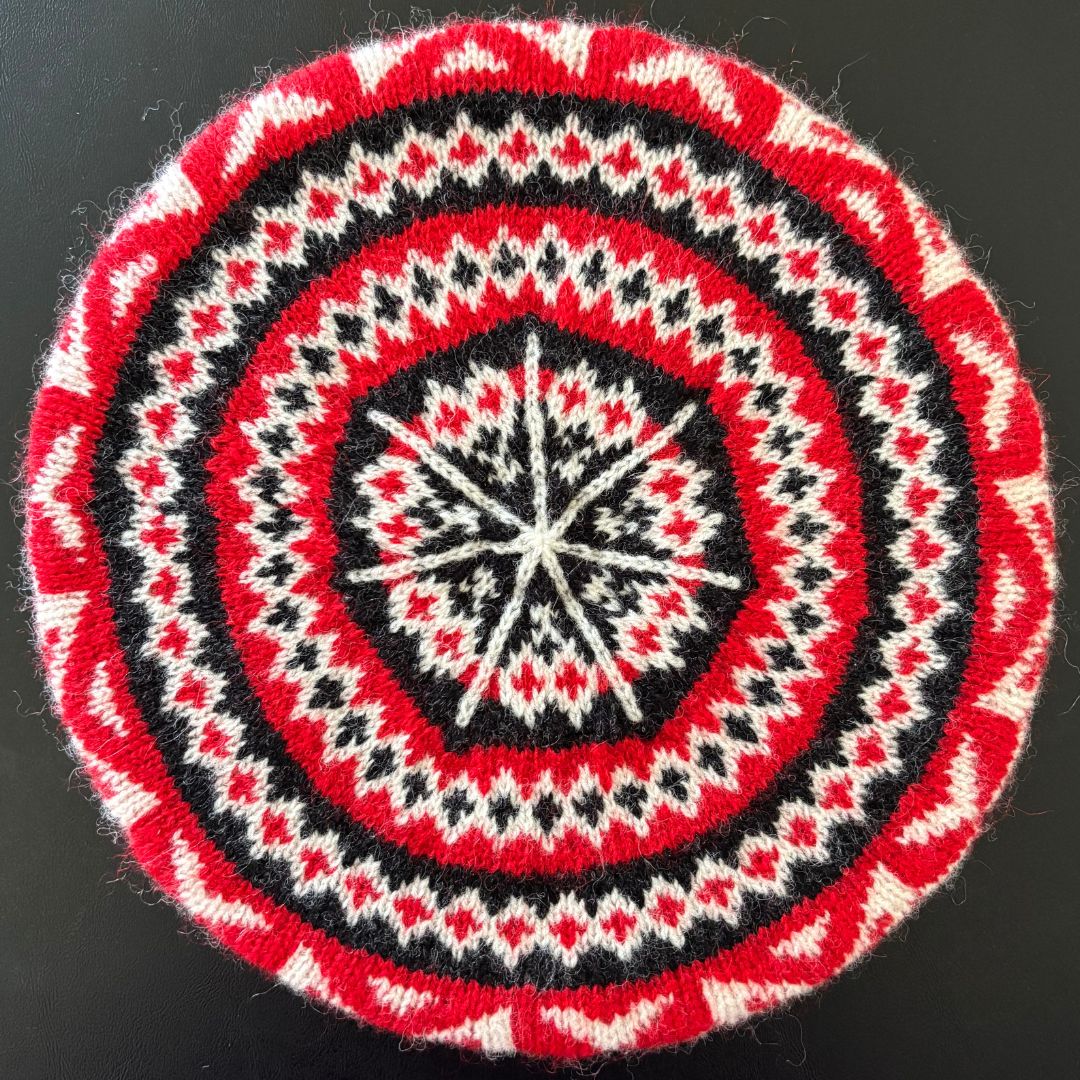 Knitting Jenny Pattern 60: Fair Isle Inspired Tam o’ Shanter