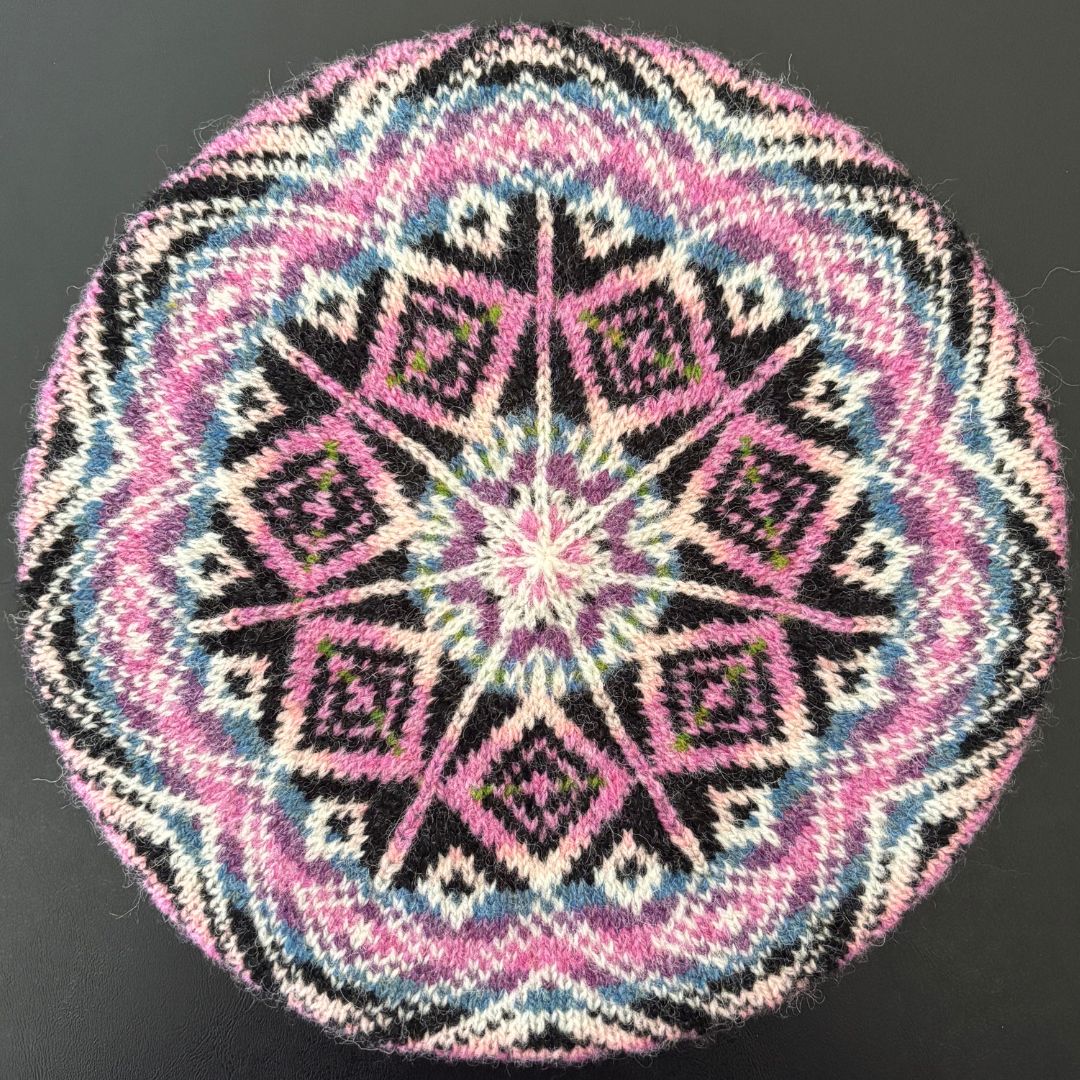 Knitting Jenny Pattern 64: Fair Isle Inspired Tam o’ Shanter