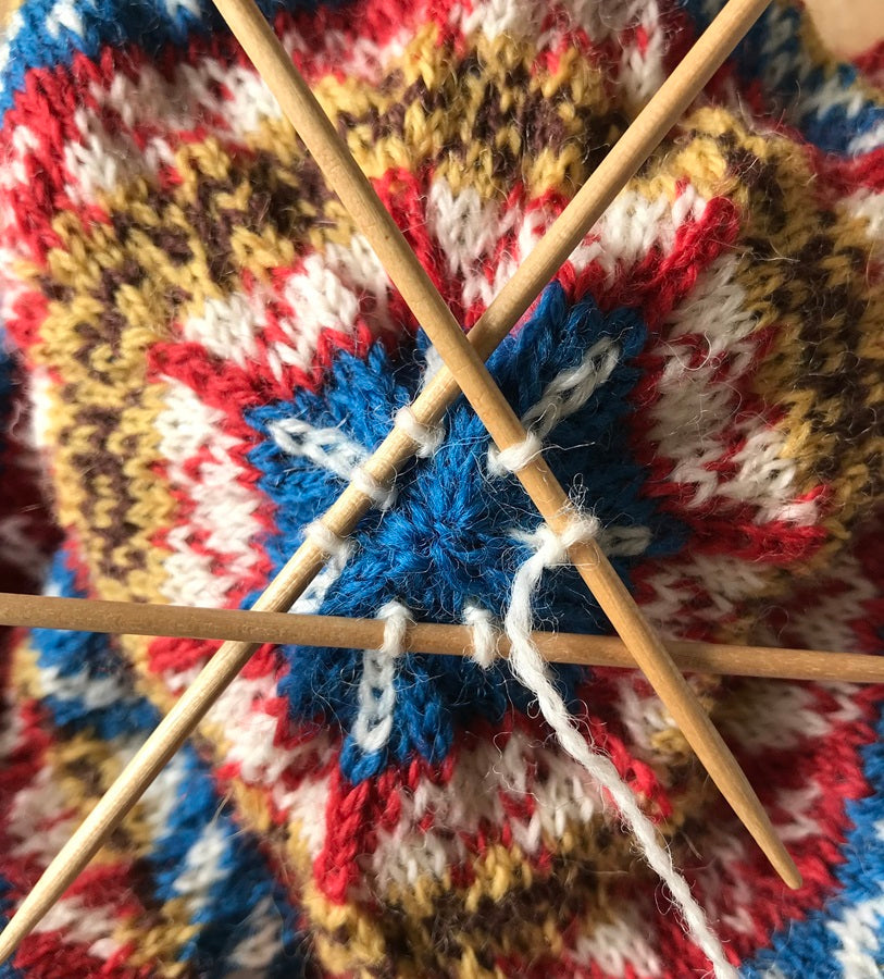 Knitting Jenny Pattern 32: Fair Isle Inspired Fisherman’s Kep