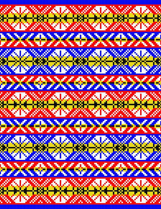 (Hardback Book) Fair Isle Knitting Design Sketchbook: Squared Graph Paper for Original Stranded Colorwork