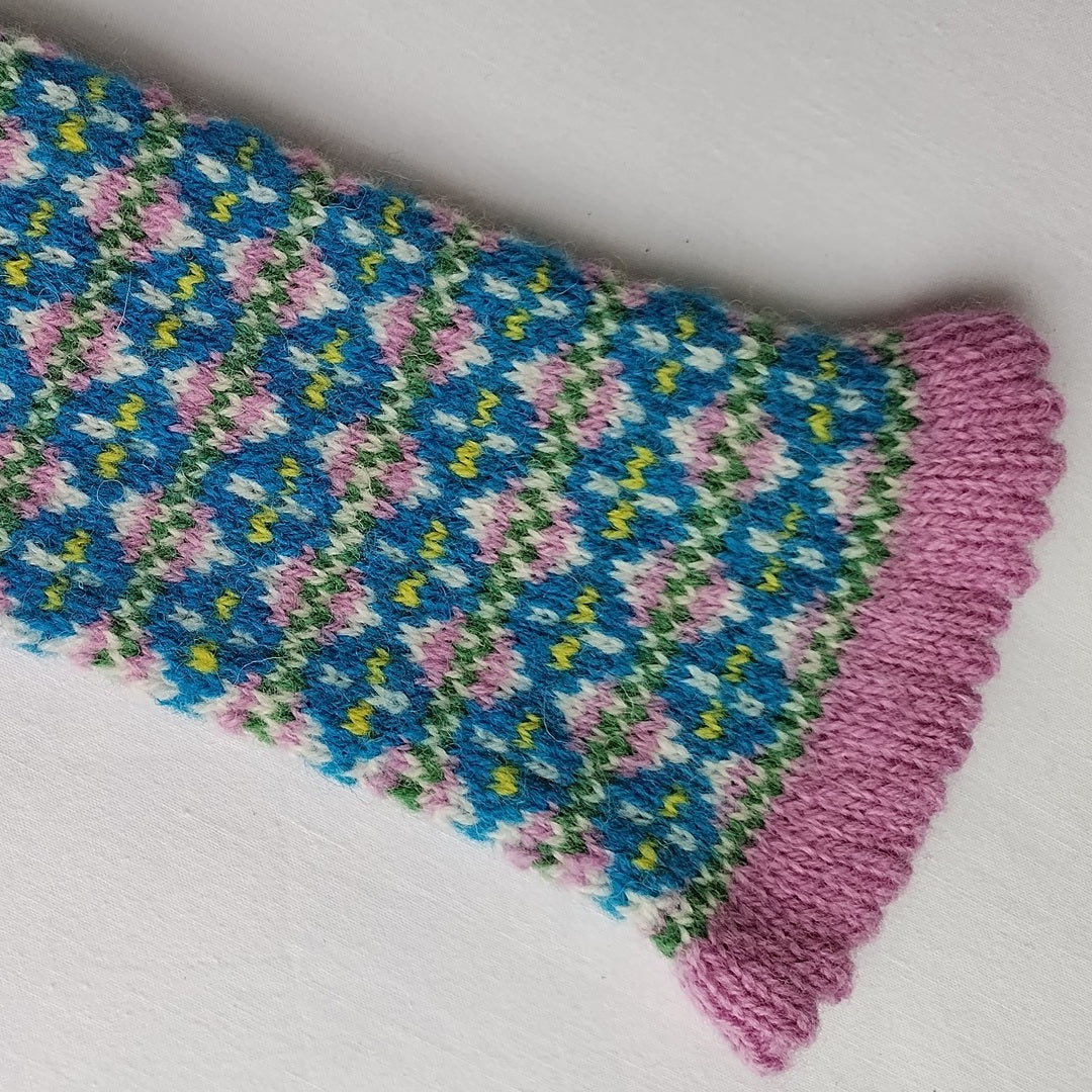 Knitting Jenny Pattern 11 and 12: Fair Isle Inspired Mittens