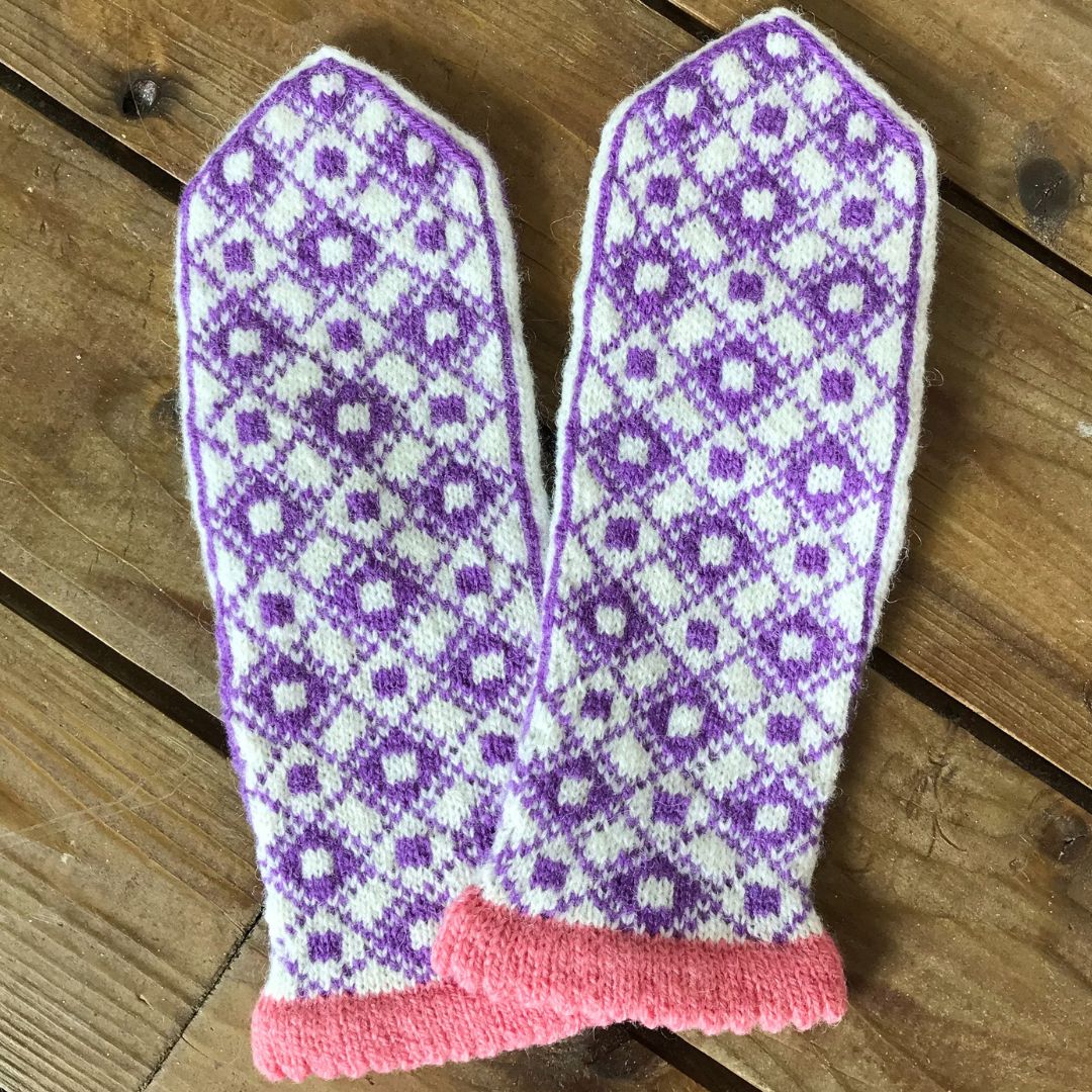 Knitting Jenny Pattern 16: Fair Isle Inspired Mittens