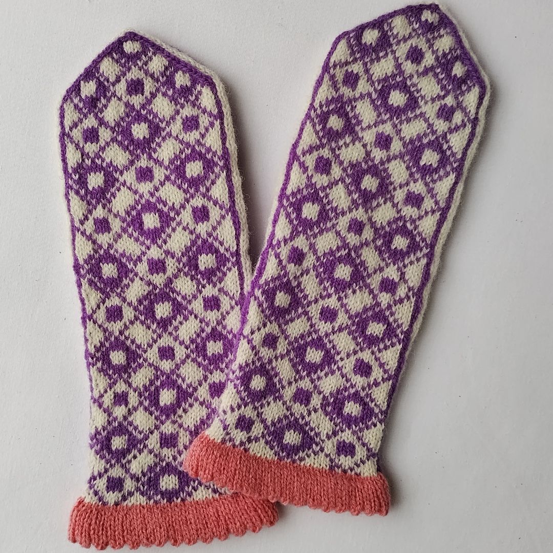 Knitting Jenny Pattern 16: Fair Isle Inspired Mittens