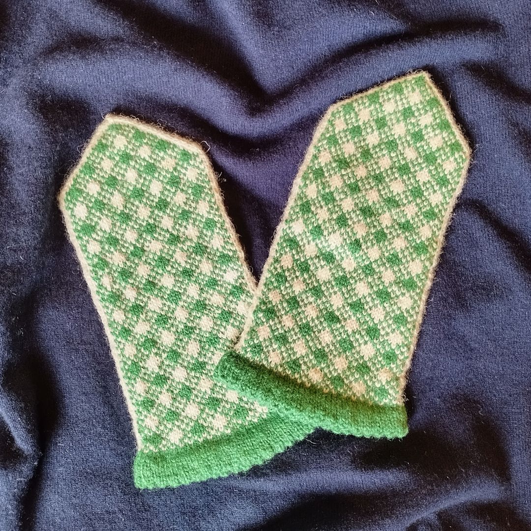 Knitting Jenny Pattern 1: Fair Isle Inspired Mittens