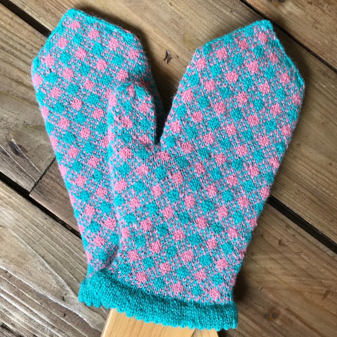 Knitting Jenny Pattern 3: Fair Isle Inspired Mittens