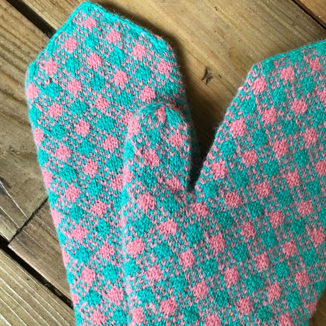 Knitting Jenny Pattern 3: Fair Isle Inspired Mittens