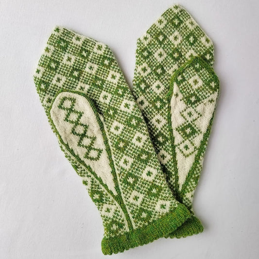 Knitting Jenny Patterns 4 and 5: Fair Isle Inspired Mittens