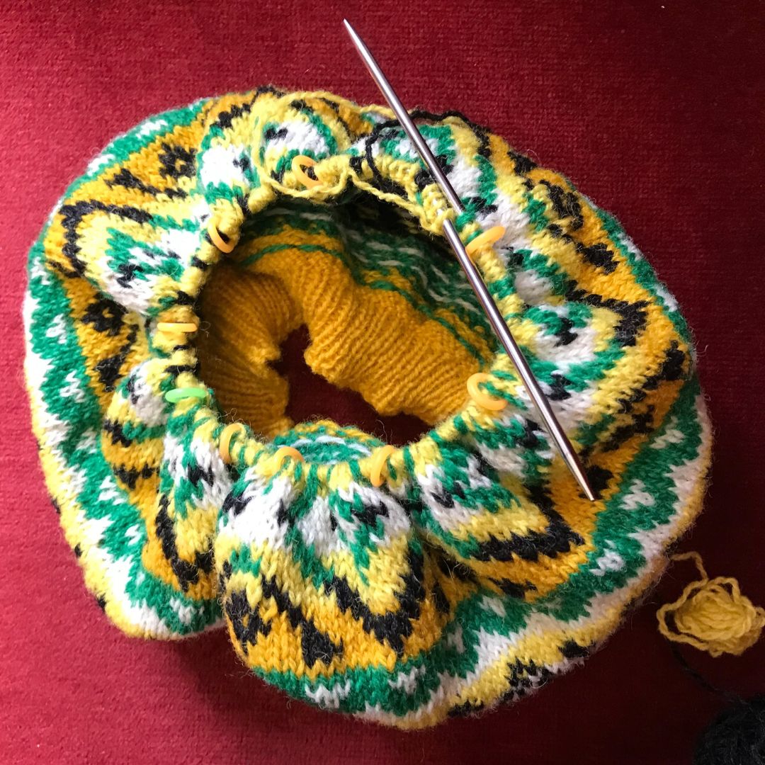 Knitting Jenny Pattern 56: Fair Isle Inspired Tam o’ Shanter