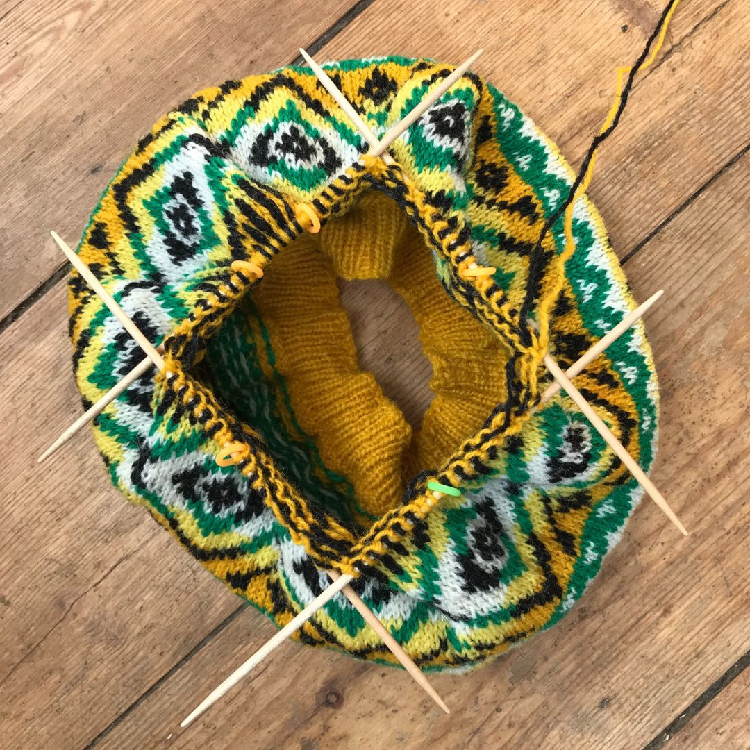 Knitting Jenny Pattern 56: Fair Isle Inspired Tam o’ Shanter