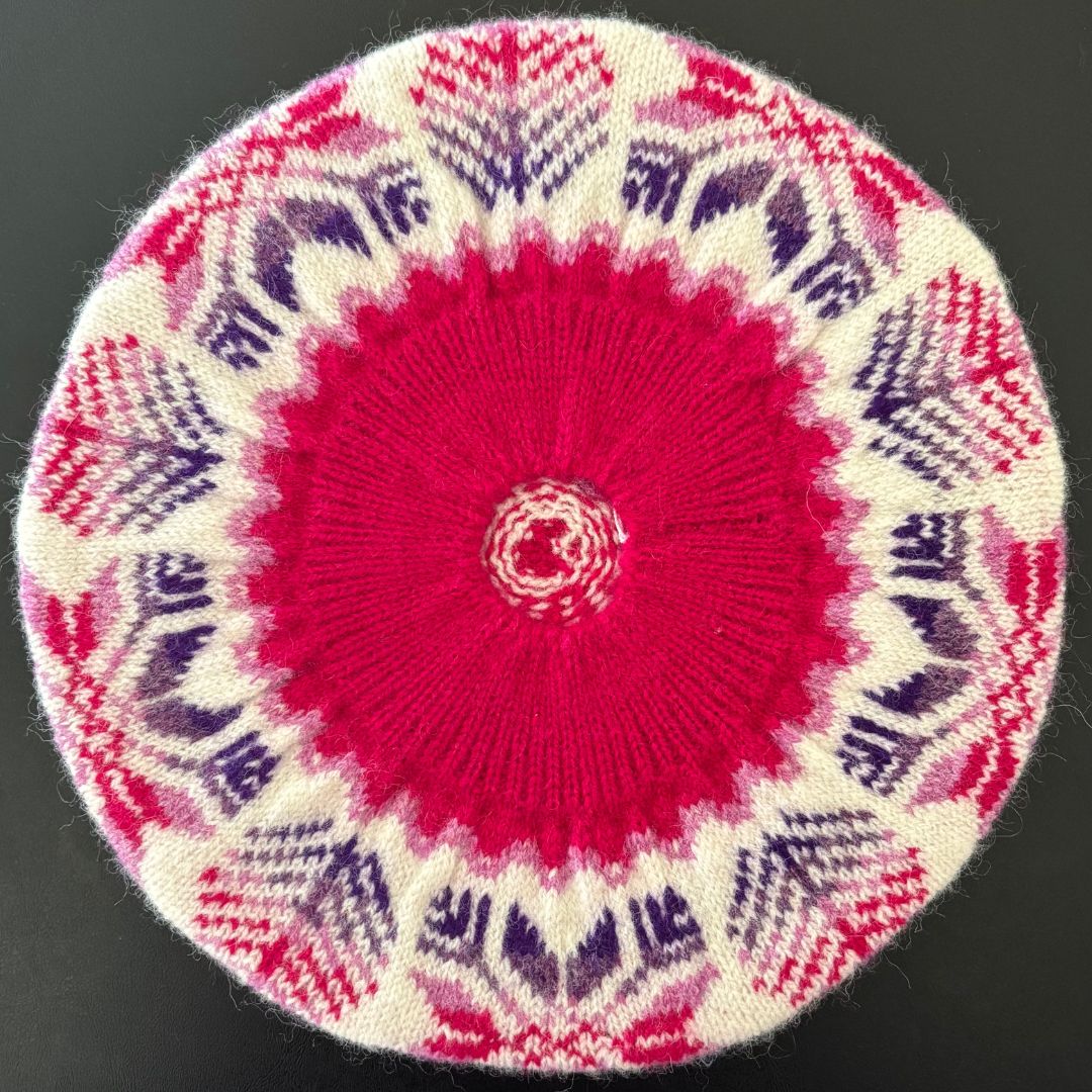 Knitting Jenny Pattern 58: Fair Isle Inspired Tam o’ Shanter