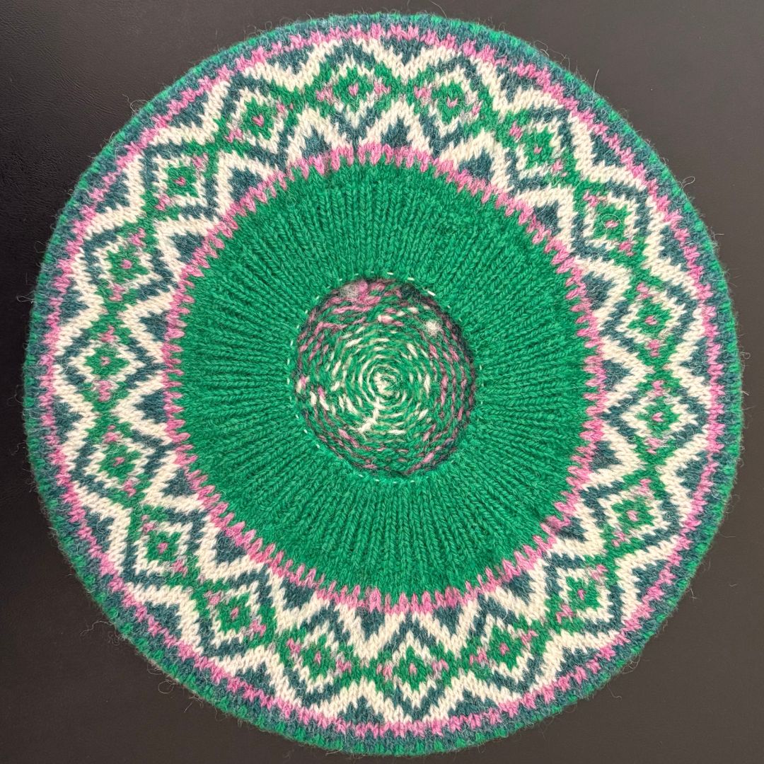Knitting Jenny Pattern 61: Fair Isle Inspired Tam o’ Shanter