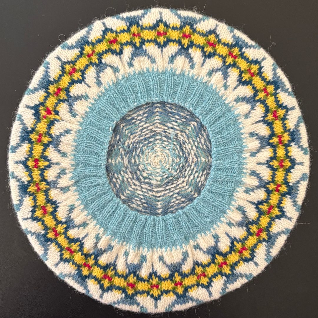 Knitting Jenny Pattern 62: Fair Isle Inspired Tam o’ Shanter