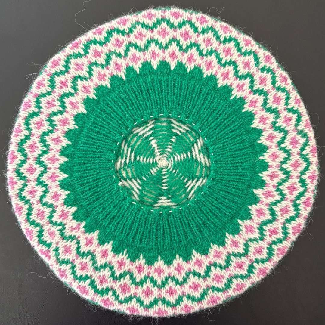 Knitting Jenny Pattern 63: Fair Isle Inspired Tam o’ Shanter