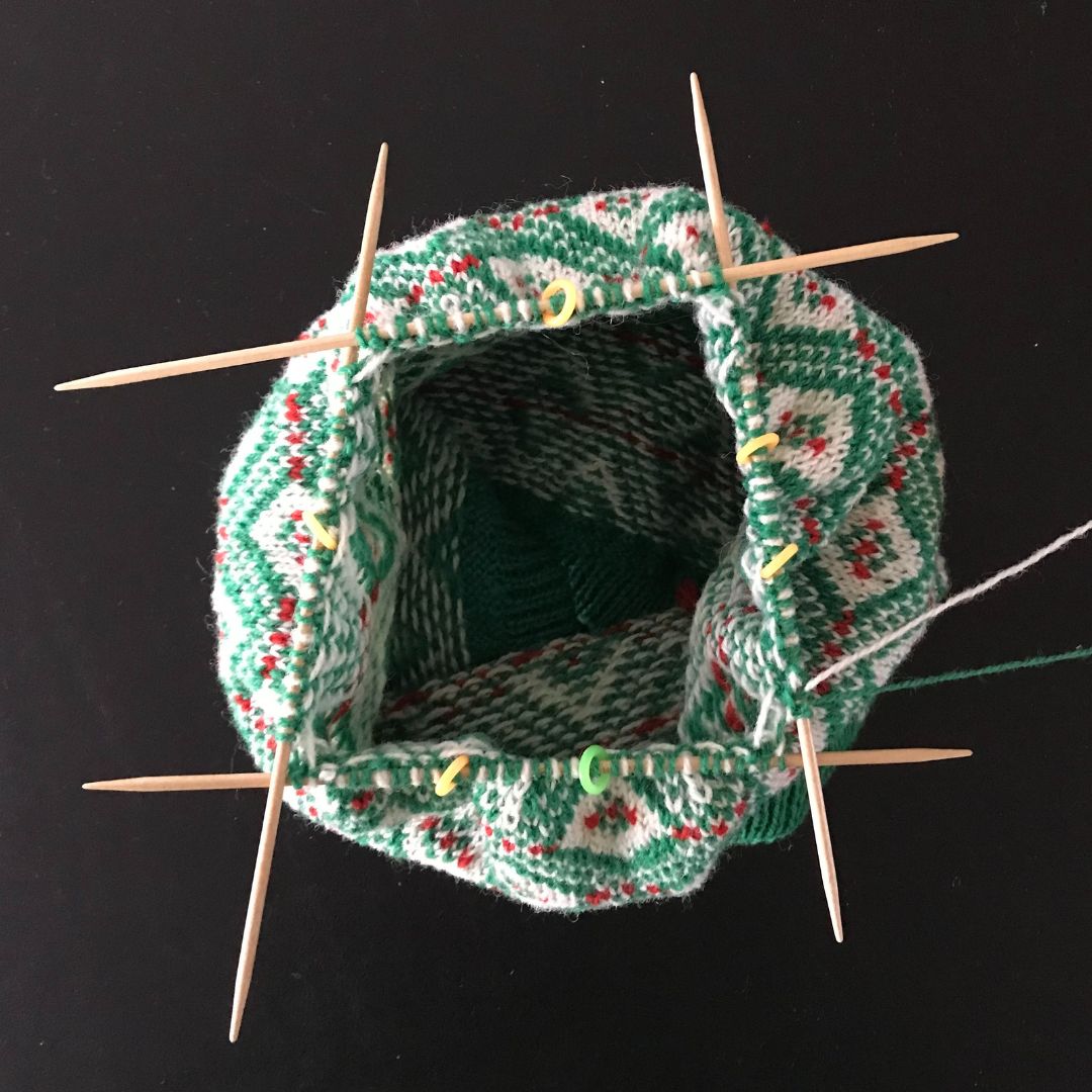 Knitting Jenny Pattern 68: Fair Isle Inspired Ski Hat
